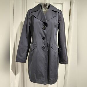 Women's Navy Trench Coat LG
